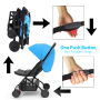 Pyle - JPC18BL , Misc , Portable Folding Baby Stroller - Compact & Portable Stroller