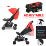 Pyle - JPC18RD , Misc , Portable Folding Baby Stroller - Compact & Portable Stroller
