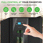 Pyle - NCBEERCL100 , Kitchen & Cooking , Fridges & Coolers , 108-Can Beer Fridge Cooler with Glass Door and Digital Temperature Control for Chilling Beers and Sodas (Black)