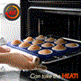 Pyle - NCBK6TRB , Kitchen & Cooking , Kitchen Tools & Utensils , Kitchen Oven Baking Pans - Carbon Steel, Non-Stick Blue Diamond Coating Inside & Outside Bake Tray Sheet Bakeware Set (6-Pieces)