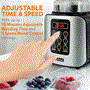 Pyle - NCBL1700.5 , Kitchen & Cooking , Blenders & Food Processors , Home Kitchen Blender - Digital Countertop Blender with Pulse Blend, Adjustable Time & Speed Settings