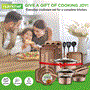 Pyle - NCCW20S.5 , Kitchen & Cooking , Cookware & Bakeware , Kitchenware Pots & Pans - High qualified Basic Kitchen Cookware Set, Non-Stick (20-Piece Set)