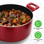 Pyle - NCCWA13RD.7 , Kitchen & Cooking , Cookware & Bakeware , Kitchenware Pots & Pans - Stylish Kitchen Cookware Set, Non-Stick (13-Piece Set)