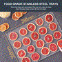 Pyle - NCFD16X.5 , Kitchen & Cooking , Dehydrators & Steamers , 16 Shelf Stainless Steel Trays with Digital Timer and Temperature Control, 1500 Watts