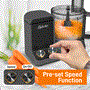 Pyle - NCFPG9 , Kitchen & Cooking , Blenders & Food Processors , Multifunction Food Processor - Ultra Quiet Powerful Motor, Includes 6 Attachment Blades, Up to 2L Capacity