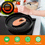 Pyle - NCGPRD72.5 , Kitchen & Cooking , BBQ & Grilling , 12’’ Hard-Anodized Nonstick Grill - Dishwasher Safe Nonstick Grill Pan