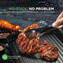 Pyle - NCGRP38.5 , Kitchen & Cooking , BBQ & Grilling , 11’’ Hard-Anodized Nonstick Grill & Griddle - Dishwasher Safe Nonstick Grill Pan