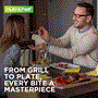 Pyle - NCGRP38.5 , Kitchen & Cooking , BBQ & Grilling , 11’’ Hard-Anodized Nonstick Grill & Griddle - Dishwasher Safe Nonstick Grill Pan