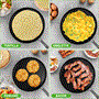 Pyle - NCHAC45 , Kitchen & Cooking , BBQ & Grilling , 12’’ Hard-Anodized Nonstick Crepe Pan - Dishwasher Safe Nonstick Round Crepe Pan