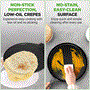 Pyle - NCHAC45 , Kitchen & Cooking , BBQ & Grilling , 12’’ Hard-Anodized Nonstick Crepe Pan - Dishwasher Safe Nonstick Round Crepe Pan