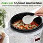 Pyle - NCHS60ZW , Kitchen & Cooking , Air Fryers , 6 QT Electric Pressure Cooker - 9 Function Digital Countertop with Preset Cooking Modes, Adjustable Time & Temp Settings  (White)