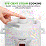 Pyle - NCHS60ZW , Kitchen & Cooking , Air Fryers , 6 QT Electric Pressure Cooker - 9 Function Digital Countertop with Preset Cooking Modes, Adjustable Time & Temp Settings  (White)