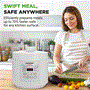 Pyle - NCHS60ZW , Kitchen & Cooking , Air Fryers , 6 QT Electric Pressure Cooker - 9 Function Digital Countertop with Preset Cooking Modes, Adjustable Time & Temp Settings  (White)