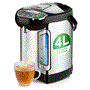 Pyle - NCHUB24 , Kitchen & Cooking , Fridges & Coolers , 4L Digital Hot Water Dispenser - Instant Water Boiler / Water Heater, Auto Dispense Safety Lock, (4.227 quarts)