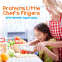 Pyle - NCKIDNF3 , Kitchen & Cooking , Kitchen Tools & Utensils , 3-Piece Nylon Kitchen Baking Knife Set - Children
