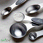 Pyle - NCMMS8.5 , Kitchen & Cooking , Kitchen Tools & Utensils , Measuring Spoon Set - Kitchen Measuring Spoons Stainless Steel (6 pcs.)