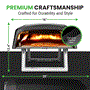 Pyle - NCPIZOVN.7 , Kitchen & Cooking , Ovens & Cookers , Portable Outdoor Pizza Oven - Gas Fired, Fire & Stone Outdoor Pizza Oven