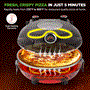 Pyle - NCPZTP120BK , Kitchen & Cooking , Ovens & Cookers , Countertop Pizza Maker - Electric Pizza Oven with Temperature Controls, Window and Thermometer (Black)