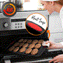 Pyle - NCRL15BLK , Kitchen & Cooking , Cookware & Bakeware , Kitchen Oven Baking Pans - Deluxe Nonstick Black Coating Inside & Outside Carbon Steel Bakeware Set With Red Silicone Handles (15-Pieces)