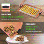 Pyle - NCSBS3S45 , Kitchen & Cooking , Cookware & Bakeware , 3 Pcs. Flexible & Nonstick Carbon Steel Bakeware Set - Professional Home Kitchen Bake Pan Set with Black Silicone Handles