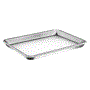 Pyle - NCSSM75 , Kitchen & Cooking , Cookware & Bakeware , Nonstick Cookie Sheet Baking Pan with Cooling Rack - Professional Quality Kitchen Cooking Non-Stick Bake Trays with Silver Coating Inside & Outside (Medium Size)