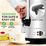 Pyle - NCSTKTL13L.5 , Kitchen & Cooking , Water & Tea Kettles , 13 Liter Water Boiler and Hot Water Dispenser  - Double Layer Beverage with Safety Lock Lid  (Black & Silver)