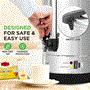 Pyle - NCSTKTL19L.5 , Kitchen & Cooking , Water & Tea Kettles , 19 Liter Water Boiler and Hot Water Dispenser - Double Layer Beverage with Safety Lock Lid  (Black & Silver)