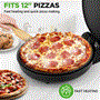 Pyle - NCSW837BLACK , Kitchen & Cooking , Ovens & Cookers , Countertop Pizza Maker - Non-Stick Electric Pizza Oven with Cool Touch Handle and Uplift Function, Includes Spatula (Black)