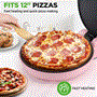 Pyle - NCSW837PINK , Kitchen & Cooking , Ovens & Cookers , Countertop Pizza Maker - Non-Stick Electric Pizza Oven with Cool Touch Handle and Uplift Function, Includes Spatula (Pink)