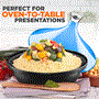 Pyle - NCTJBUL , Kitchen & Cooking , Cookware & Bakeware , Tagine Moroccan Cast Iron Cooker Pot - 2.75-Quart Cooking Pot with Stainless Steel Knob, Enameled Base, and Cone-Shaped cast iron Enameled Lid (Blue)