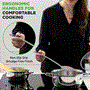 Pyle - NCUTLSSET10 , Kitchen & Cooking , Kitchen Tools & Utensils , 10 Pcs. Stainless Steel Kitchen Utensils Set  - Nonstick & Heat Resistant with High-Quality SS Utensil Holder, Spoon, Slotted Spoon, Turner, Slotted Turner, Ladle, Pasta Server, Server, Food Tong, Masher and Whisk
