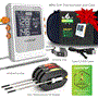 Pyle - NCWIRBBQ007 , Kitchen & Cooking , BBQ & Grilling , Smart BBQ Grill Thermometer - Digital Display, Stainless Dual Probes Safe to Leave in Outdoor Barbecue Meat Smoker - Wireless Remote Alert iOS Android Phone WiFi App