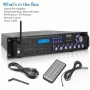 Pyle - CA-P2001BT , Sound and Recording , Amplifiers - Receivers , Home Theater Amplifier Receiver with Bluetooth - Multi-Channel Pro Audio Stereo Pre-Amplifier with USB Charge, MP3/USB/SD Readers, FM Radio, Rack Mount (2000 Watt)