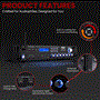 Pyle - CA-P3001BT , Sound and Recording , Amplifiers - Receivers , Bluetooth Hybrid Amplifier Receiver - Home Theater Pre-Amplifier with Wireless Streaming Ability w/ Digital Optical/Coax, MP3/USB/SD/AUX/FM/AM Radio (3000 Watt)