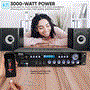Pyle - P3201BT , Sound and Recording , Amplifiers - Receivers , Bluetooth Hybrid Amplifier Receiver - Pro Audio Multi-Channel Stereo Pre-Amplifier with USB Charge & Digital Optical/Coax, MP3/USB/SD Readers, FM/AM Radio, Rack Mount (3000 Watt)