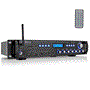 Pyle - P3201BT , Sound and Recording , Amplifiers - Receivers , Bluetooth Hybrid Amplifier Receiver - Pro Audio Multi-Channel Stereo Pre-Amplifier with USB Charge & Digital Optical/Coax, MP3/USB/SD Readers, FM/AM Radio, Rack Mount (3000 Watt)