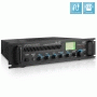 Pyle - PA305.5 , Sound and Recording , Amplifiers - Receivers , Pro Audio Amplifier - 70V PA Speaker Public Address Amplifier Receiver with XLR Microphone Inputs, Mic Talkover, Rack Mount (300 Watt MAX)