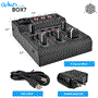 Pyle - PAD30MXUBT , Sound and Recording , Mixers - DJ Controllers , Bluetooth 3-Channel Mixer DJ Controller Audio Interface, 18V Phantom Power Supply