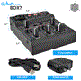 Pyle - pad30mxubt , Sound and Recording , Mixers - DJ Controllers , Bluetooth 3-Channel Mixer DJ Controller Audio Interface, 18V Phantom Power Supply