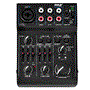 Pyle - PAD30MXUBT.5 , Sound and Recording , Mixers - DJ Controllers , Bluetooth 3-Channel Mixer DJ Controller Audio Interface, 18V Phantom Power Supply
