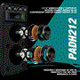 Pyle - PADH212 , Sound and Recording , Studio Speakers - Stage Monitors , 1600W Heavy Duty 7 Way Pa Loud-speaker Cabinet