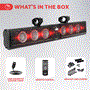 Pyle - PATVSB3700 , Sound and Recording , SoundBars - Home Theater , 36" Wide Aluminum Alloy Sound Bar Speaker System w AUX/BT/USB/RGB Lights and Remote Control, 6 x 30 Watts
