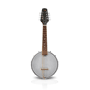Pyle - UPBJ20 , Musical Instruments , Banjo - Ukulele , 8-String Mandolin-Banjo Hybrid with White Jade Tuner Pegs & Rosewood Fretboard