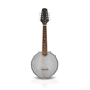 Pyle - PBJ20 , Musical Instruments , Banjo - Ukulele , 8-String Mandolin-Banjo Hybrid with White Jade Tuner Pegs & Rosewood Fretboard