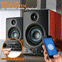 Pyle - PBKSP30DB , Sound and Recording , SoundBars - Home Theater , Desktop Bluetooth Bookshelf Speakers - HiFi Studio Monitor Computer Desk Stereo Speaker System, Black (300 Watt)