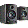 Pyle - PBKSP33BK , Sound and Recording , SoundBars - Home Theater , Desktop Bluetooth Bookshelf Speakers - HiFi Studio Monitor Computer Desk Stereo Speaker System, Black (300 Watt)