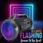 Pyle - CA-PBMKRG155 , Sports and Outdoors , Portable Speakers - Boom Boxes , Gadgets and Handheld , Portable Speakers - Boom Boxes , Bluetooth BoomBox Speaker System - Wireless & Portable Stereo Radio Speaker with Flashing DJ Party Lights, FM Radio