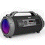 Pyle - PBMKRG155 , Sports and Outdoors , Portable Speakers - Boom Boxes , Gadgets and Handheld , Portable Speakers - Boom Boxes , Bluetooth BoomBox Speaker System - Wireless & Portable Stereo Radio Speaker with Flashing DJ Party Lights, FM Radio