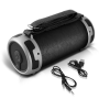 Pyle - PBMSPG16 , Sports and Outdoors , Portable Speakers - Boom Boxes , Gadgets and Handheld , Portable Speakers - Boom Boxes , Portable Bluetooth Wireless BoomBox Tube FX Stereo System, Built-in Flashing LED Party Lights, Rechargeable Battery, MP3/Micro SD Reader, FM Radio