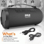 Pyle - PBMSPG1BK , Sports and Outdoors , Portable Speakers - Boom Boxes , Gadgets and Handheld , Portable Speakers - Boom Boxes , Bluetooth BoomBox Speaker System - Wireless & Portable Radio Speaker with FM Radio, MP3/USB/Type C Port/Micro SD Readers